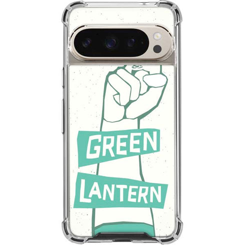 DC Comics Green Lantern Power Fist Pixel 9/9 Pro Clear Case
